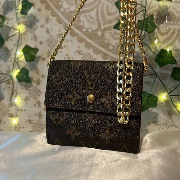 Authentic Vintage Louis Vuitton Monogram Leather Double Snap Wallet - Picture 1 of 12